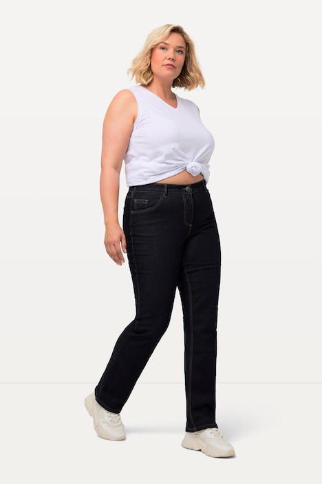 Jeans Mandy, gerade 5-Pocket-Form, Komfortbund, Stretch
