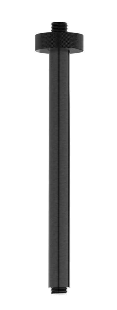 Plieger Roma plafondarm 30cm zwart chroom geborsteld