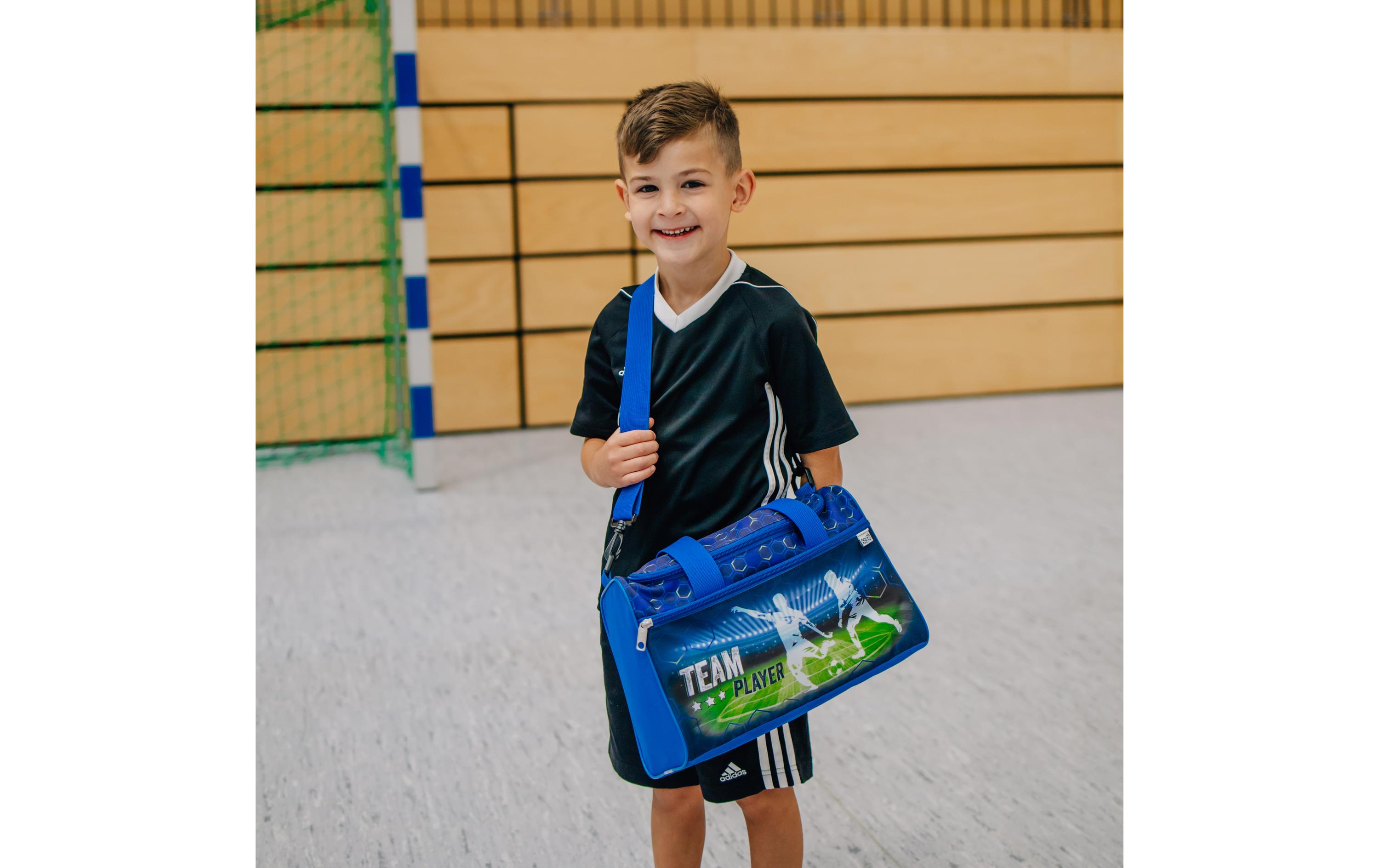 Turnsack Fussball 8 lSporttasche oder Reisetasche für Kinder