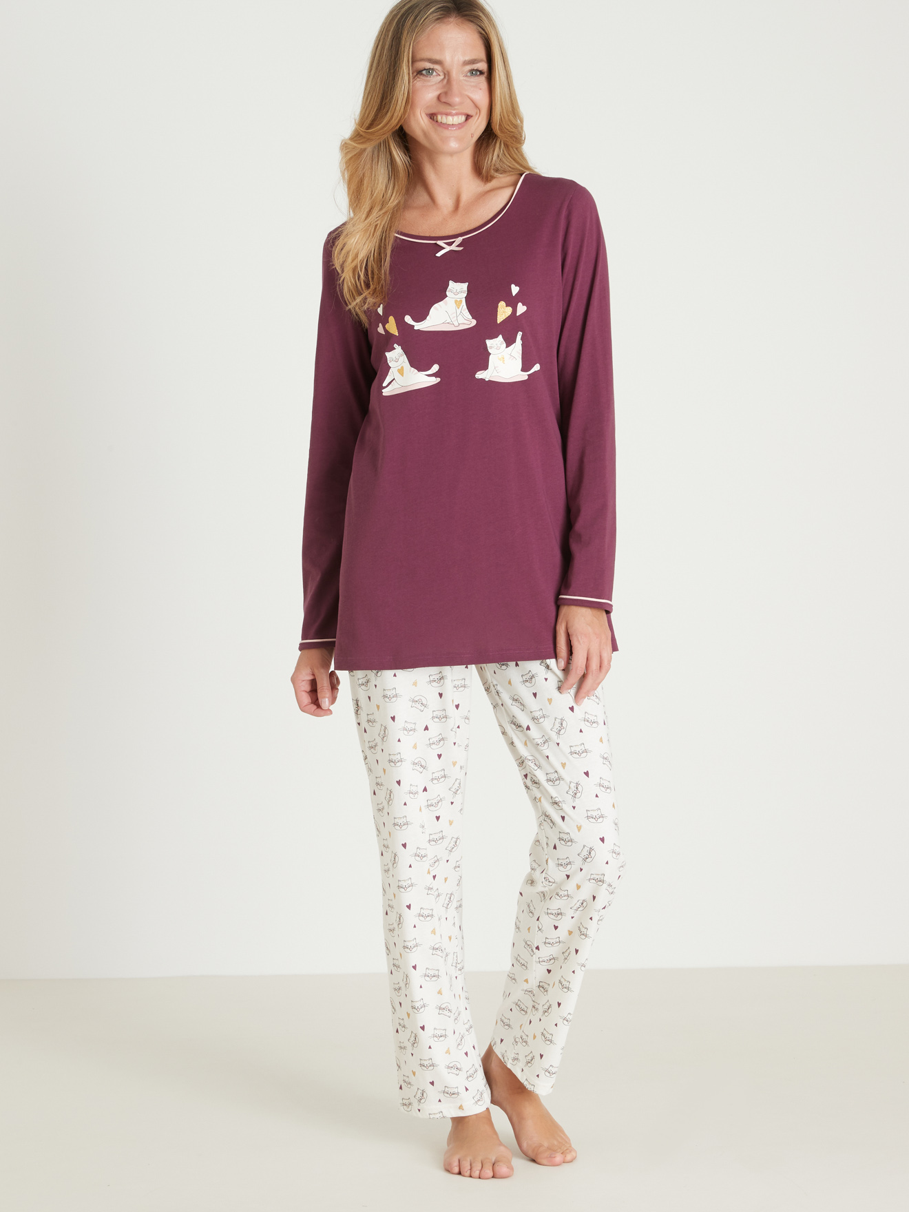 Lot de 2 pyjamas maille pur coton