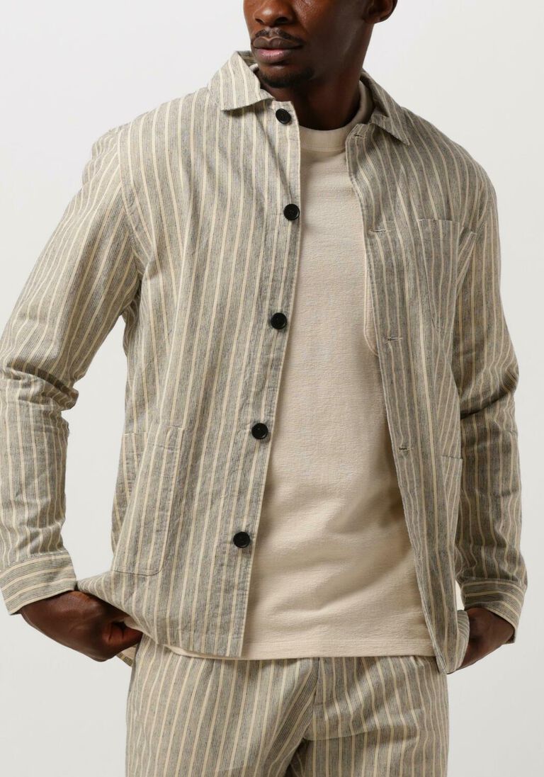 beige the goodpeople overshirt jelin