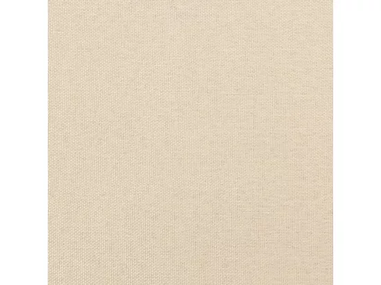 Sommier à lattes de lit Crème 120x200 cm Tissu