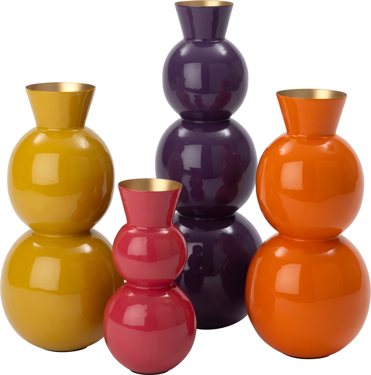 Intratuin vaas Lieve rood D 18 H 37,5 cm