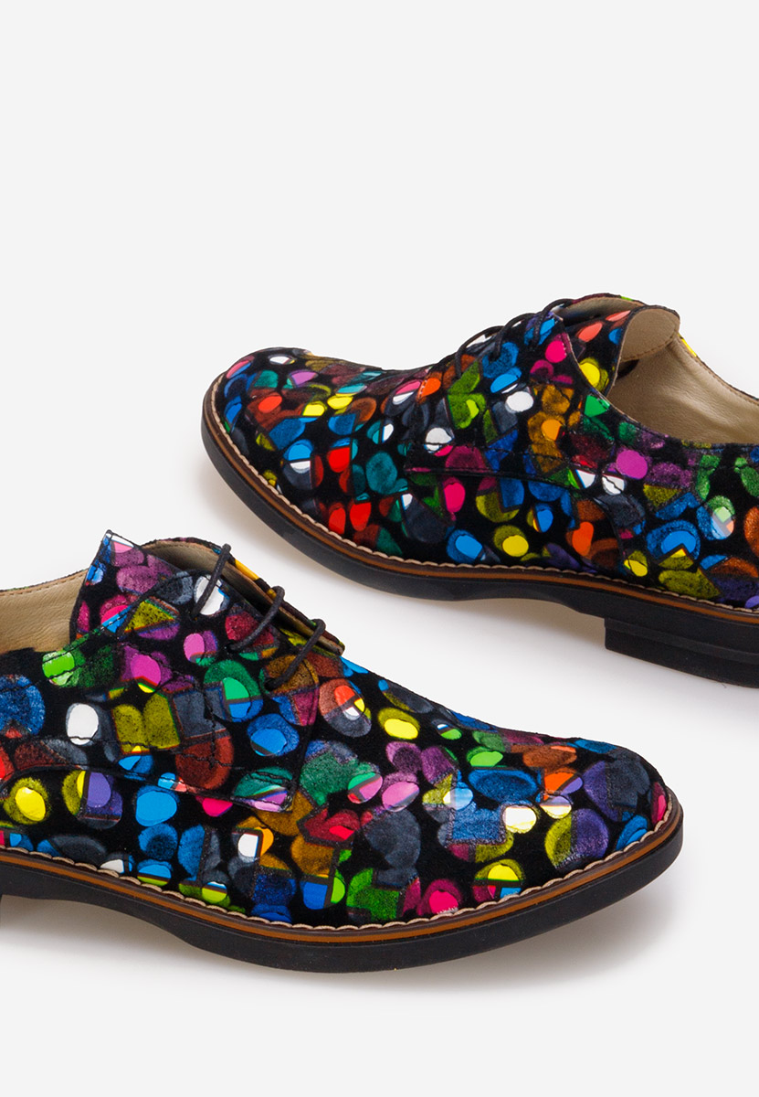 Chaussures derby en cuir multicolores Otivera V10