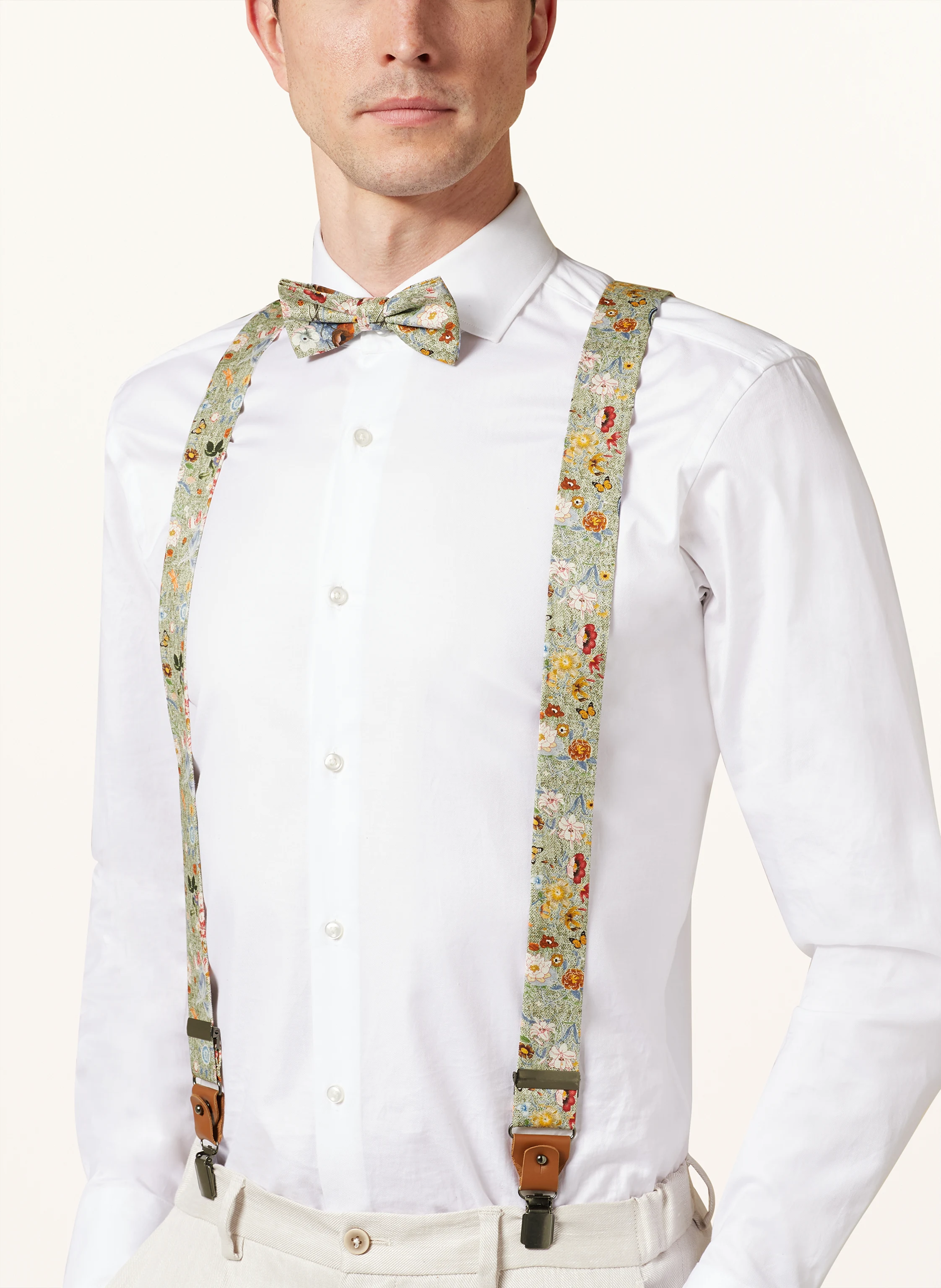 Prince BOWTIE Set: Hosenträger, Fliege und Einstecktuch