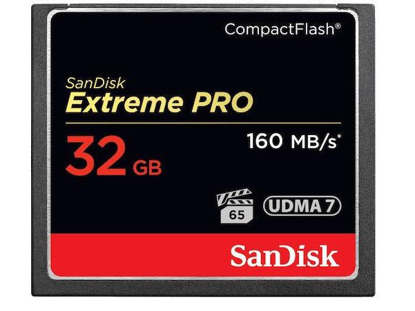 SanDisk CF-Karte Extreme Pro 32 GB CompactFlash-Karte, 32 GB