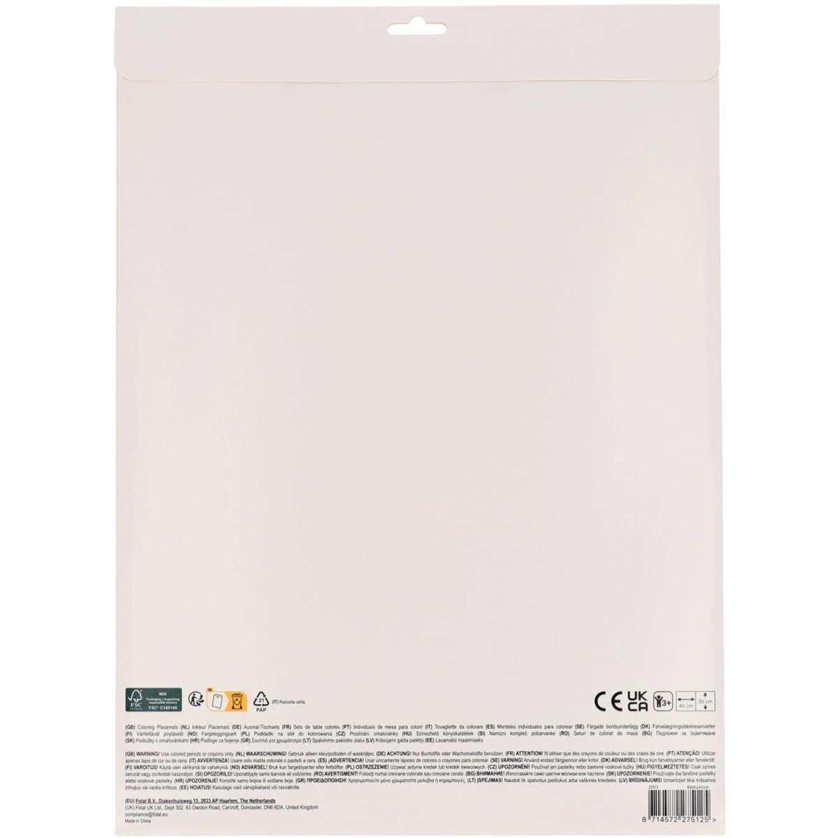 Paard Placemats 40cm 6st