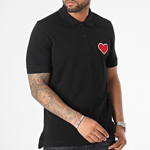 Polo Manches Courtes Noir