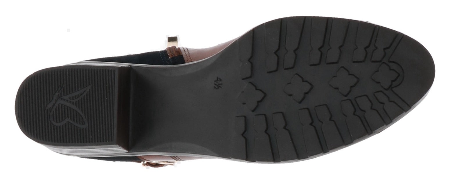 Caprice Stiefelette  , Blockabsatz, Boots mit Zierschnalle und Zierriemchen