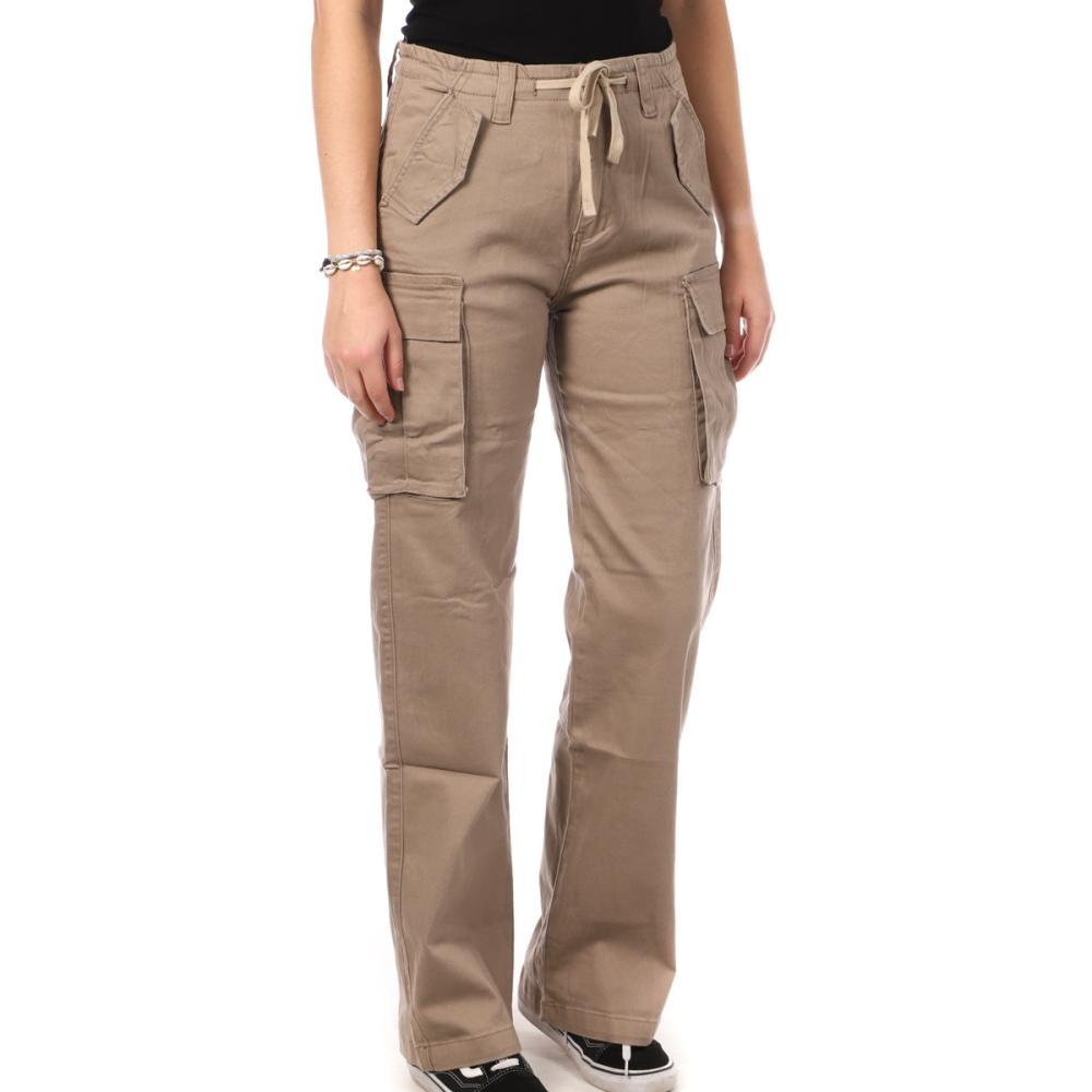 Monday Premium Pantalon Taupe Femme Monday Premium Cargo