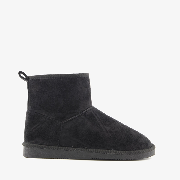 Thu!s hoge dames pantoffels zwart