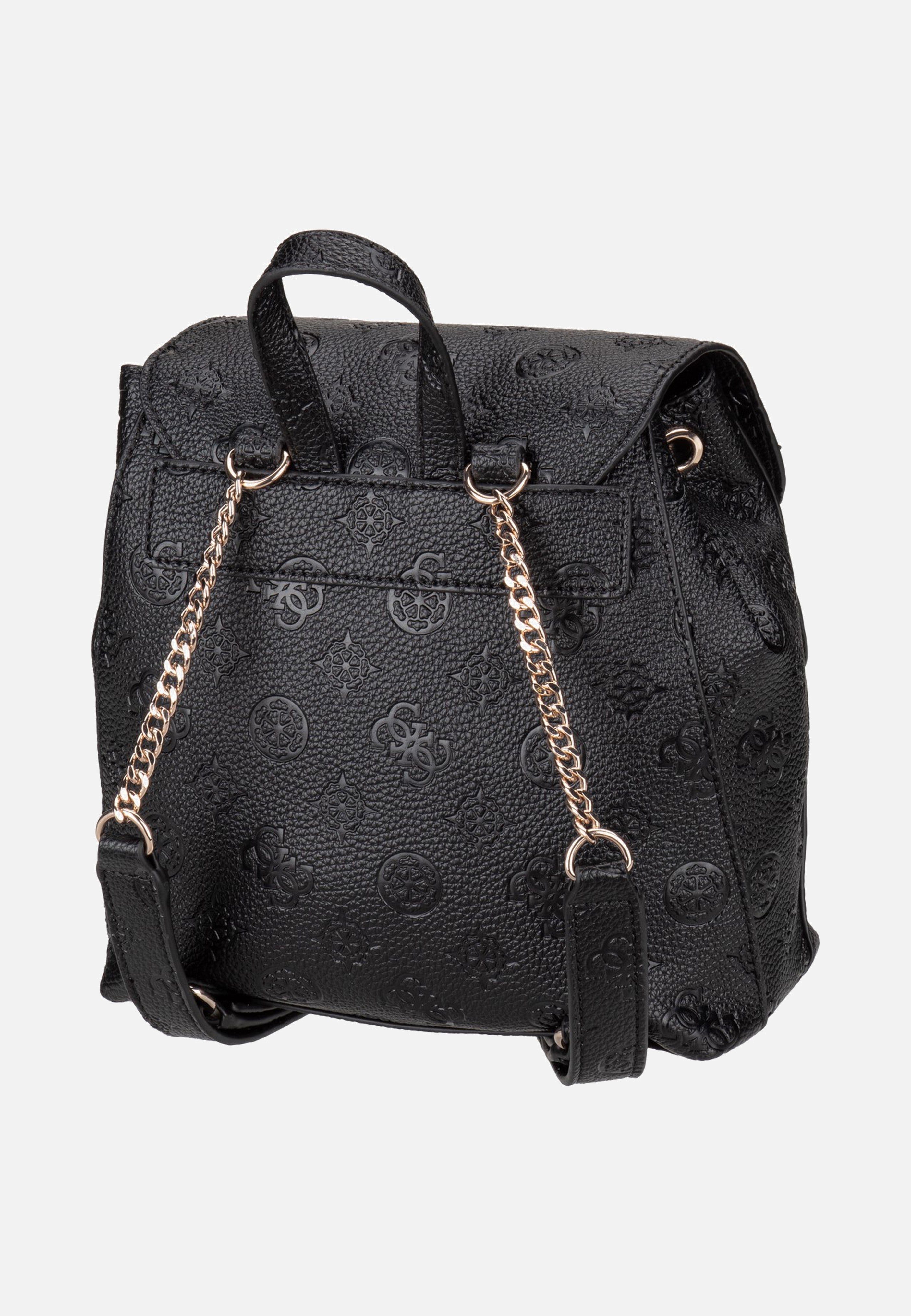 Cresidia II Sml Flap Black Logo - Rucksack