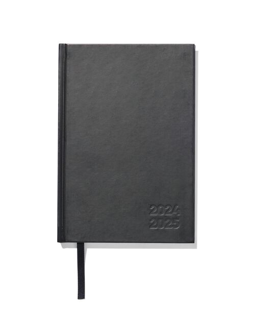 agenda scolaire 24/25 basic 18x12.5 noir