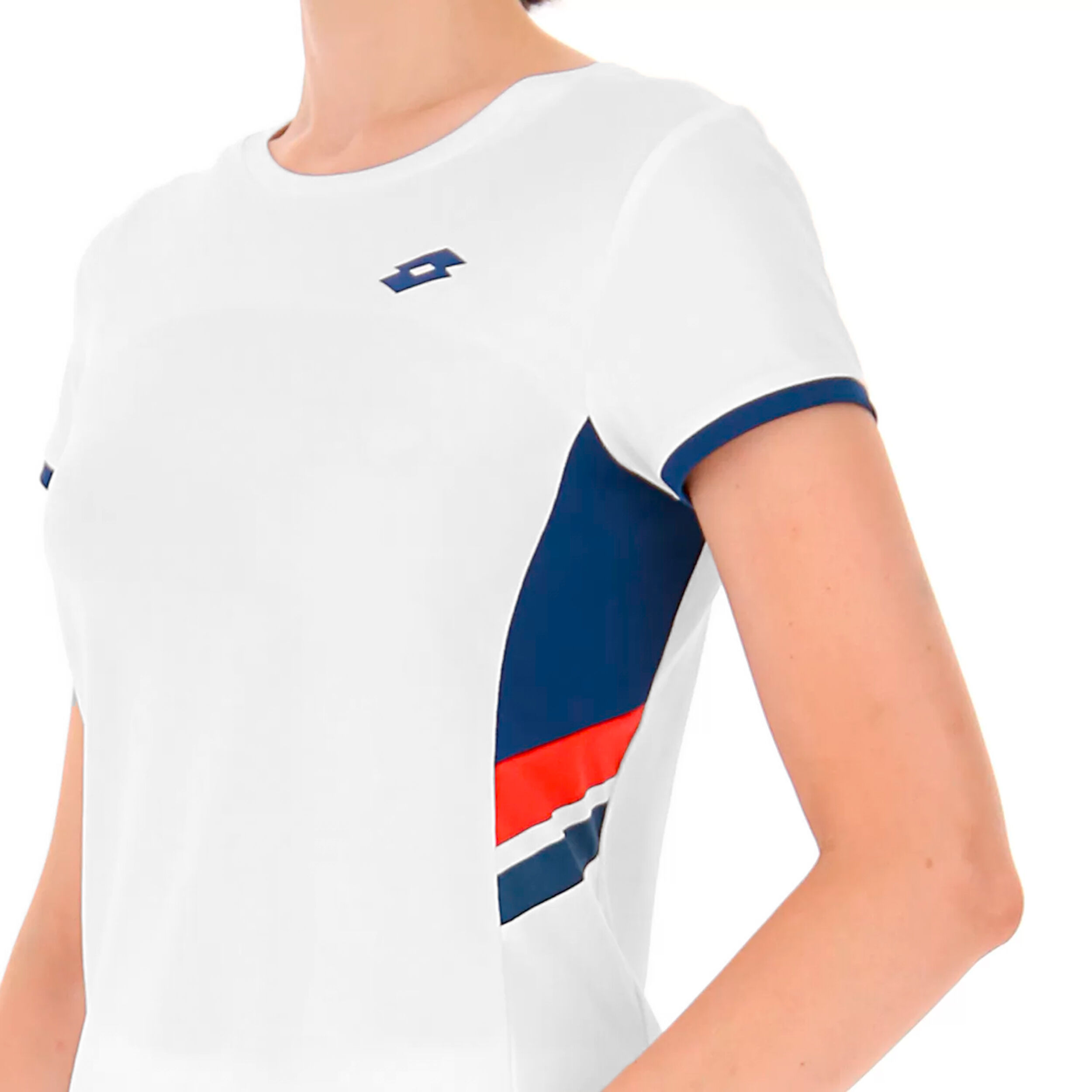Lotto Squadra III T-shirt Femmes - Blanc