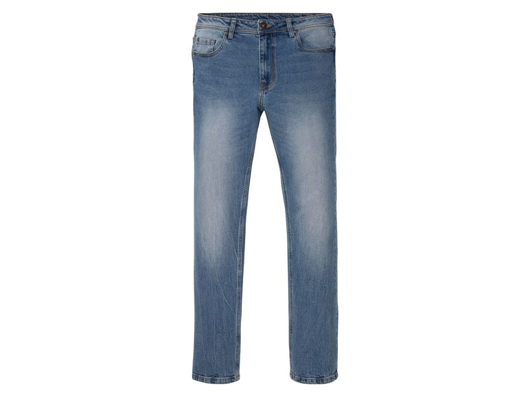 Jeans voor heren, straight fit, biokatoen en elastaan