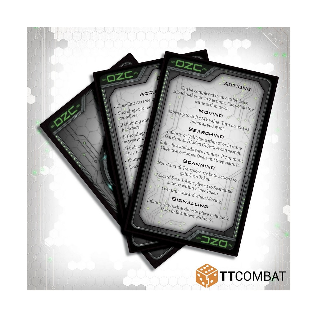 Dropzone Commander - Command Cards