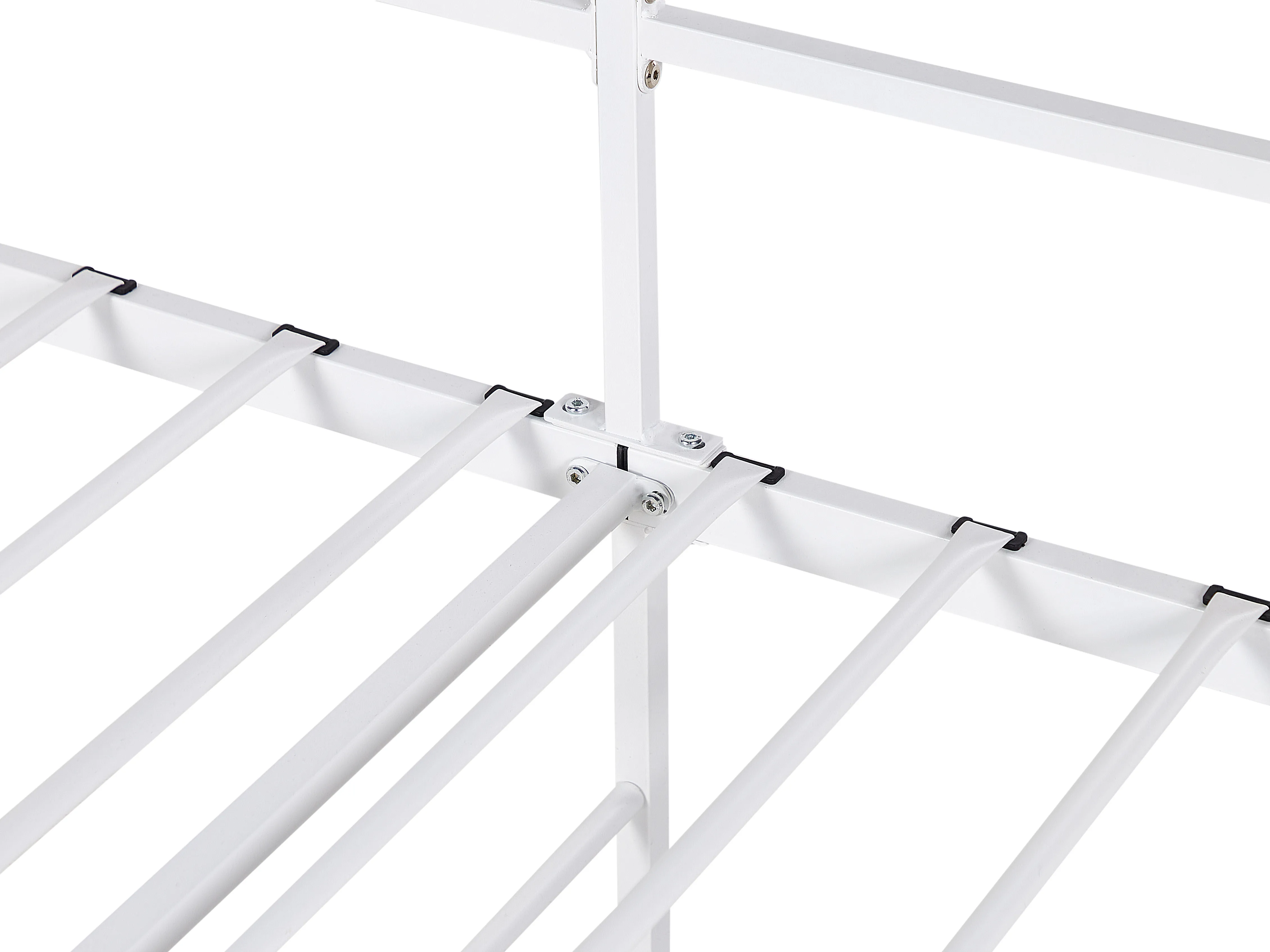 Bed Metaal BATTUT 90 x 200 cm Wit