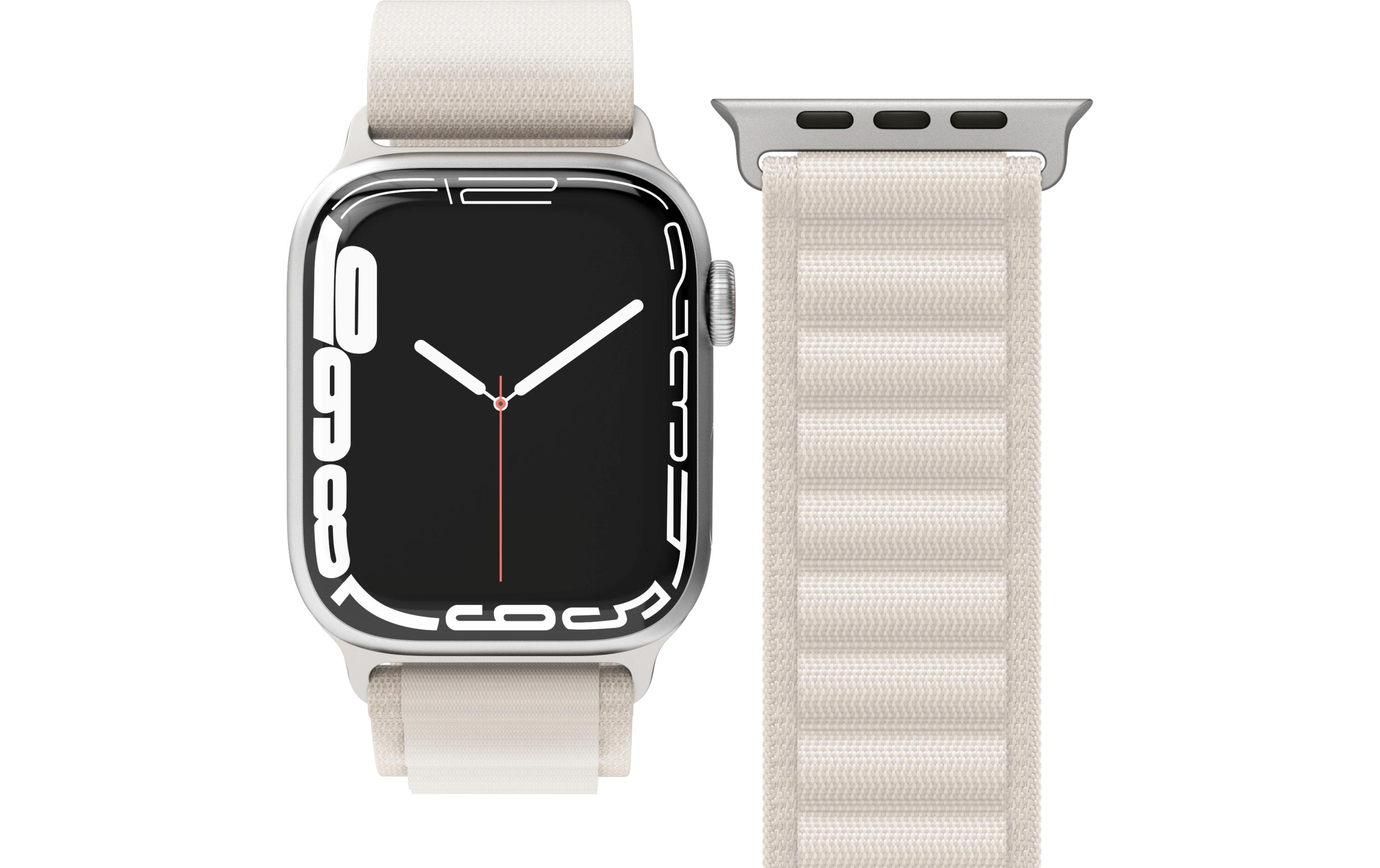 Armband Action Loop Apple Watch 42/44/45/49 mm CreamArmband für Apple Watch 42/44/45/49mm