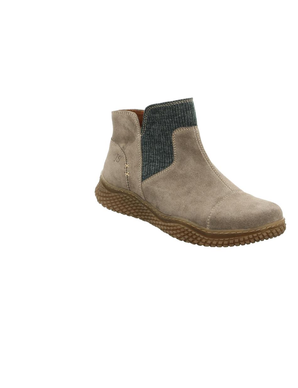Stiefelette Amelie 08, grau-kombi