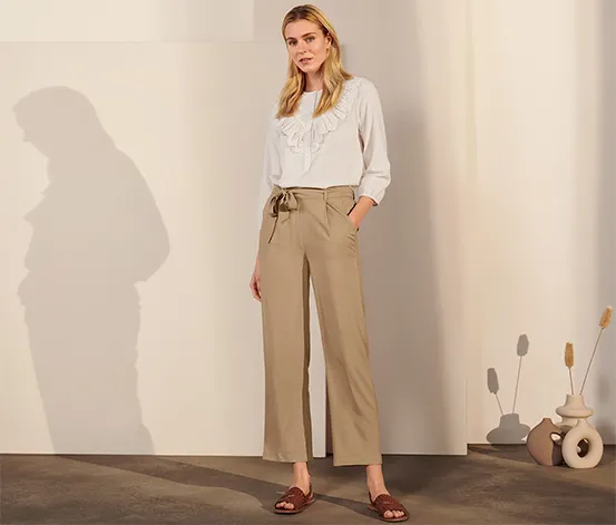Bundfaltenhose