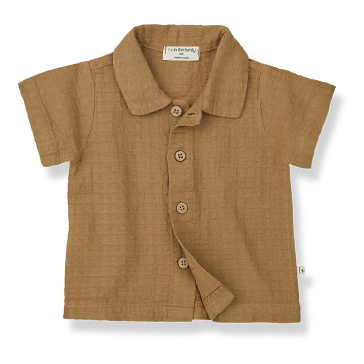1+ in the family Chemise Manches Courtes David | Camel