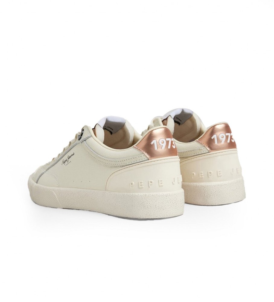 Tênis Pepe Jeans Kenton Vintage de Couro Branco