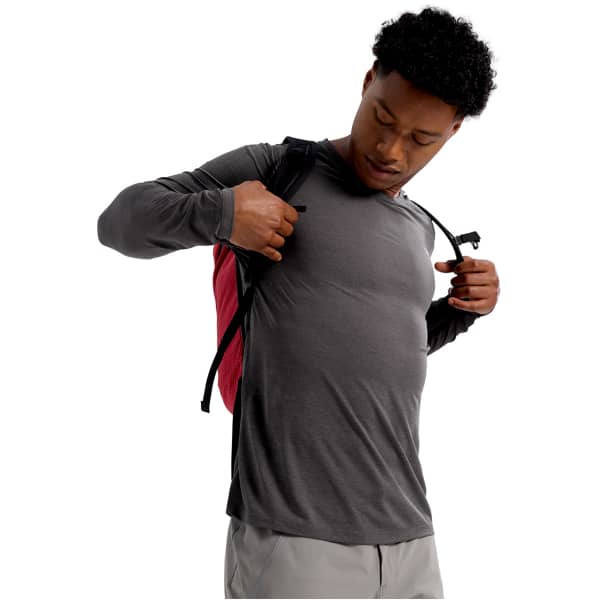 T-shirt randonnée ARC'TERYX CORMAC CREW LS M BLACK HEATHER