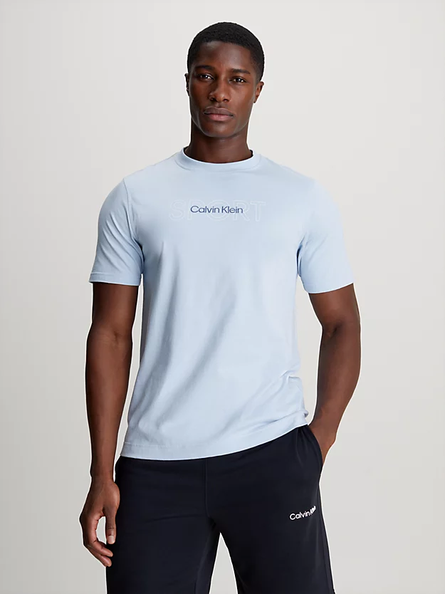 Camiseta de ginástica com logotipo