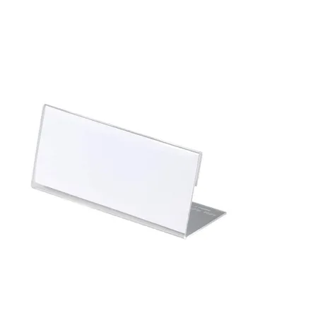 Durable 805419 Tischnamensschild aus Acryl, Einsteckschilder 61?x?150?mm, transparent