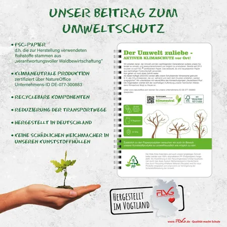 FLVG Lehrerkalender A5, 2023 / 2024