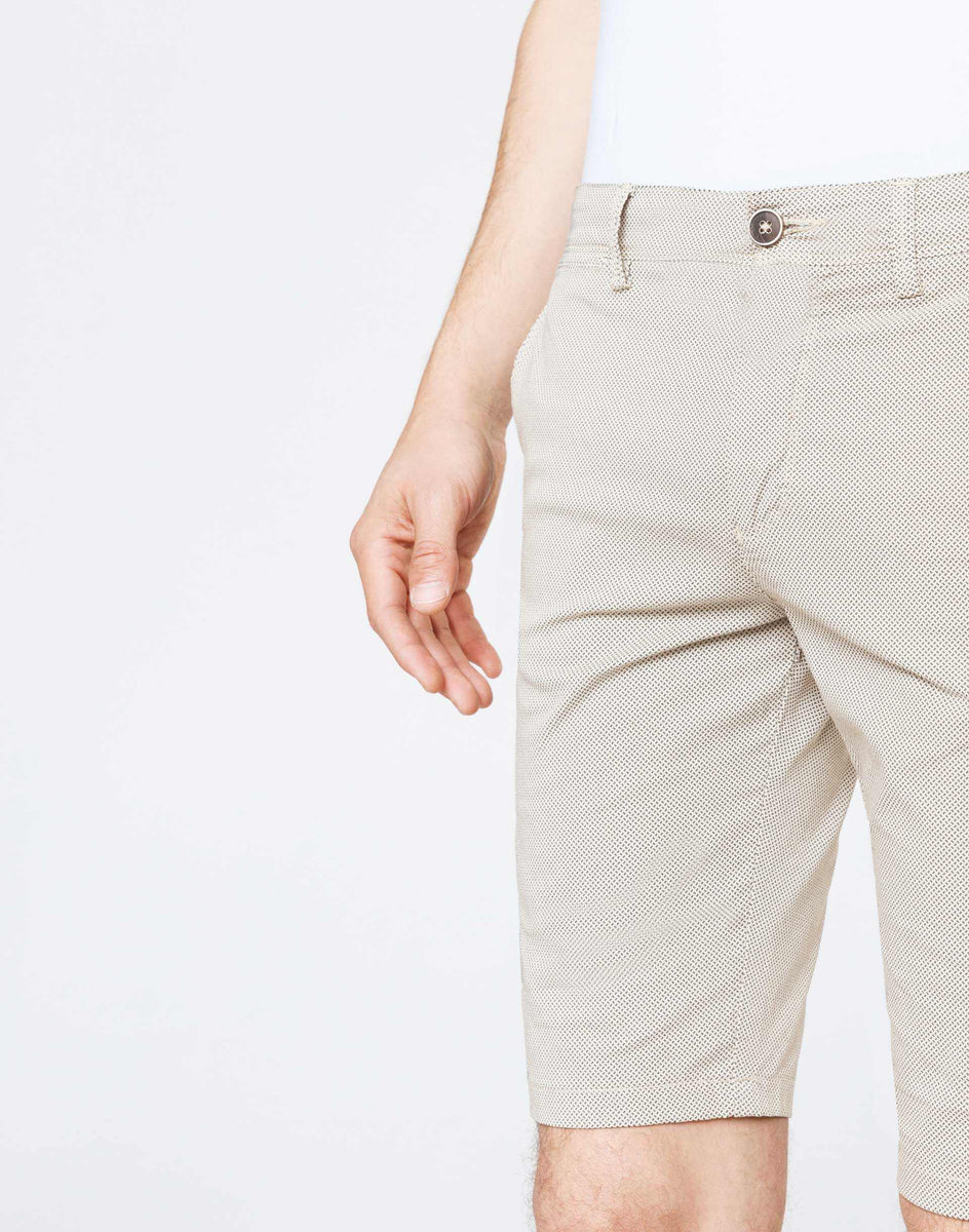 Bermuda urbain beige