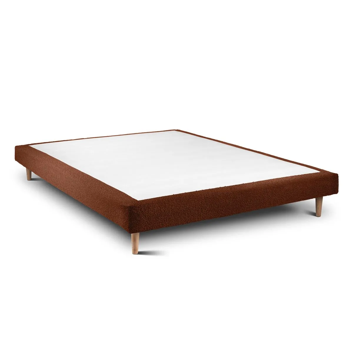 Sommeil de plomb Sommier De Plomb Lit 135x190 - Terracotta