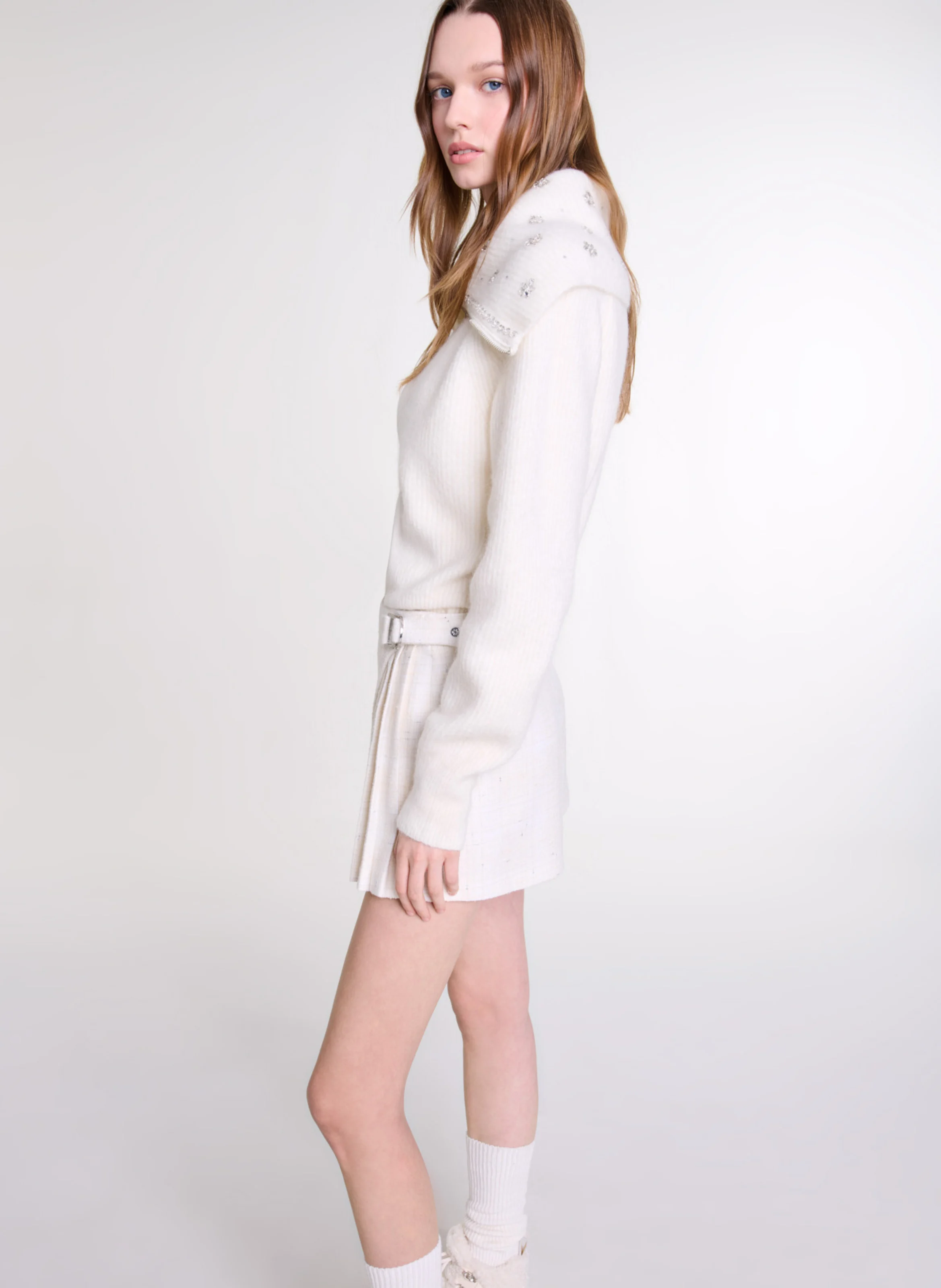 Jupe short| Blanc
