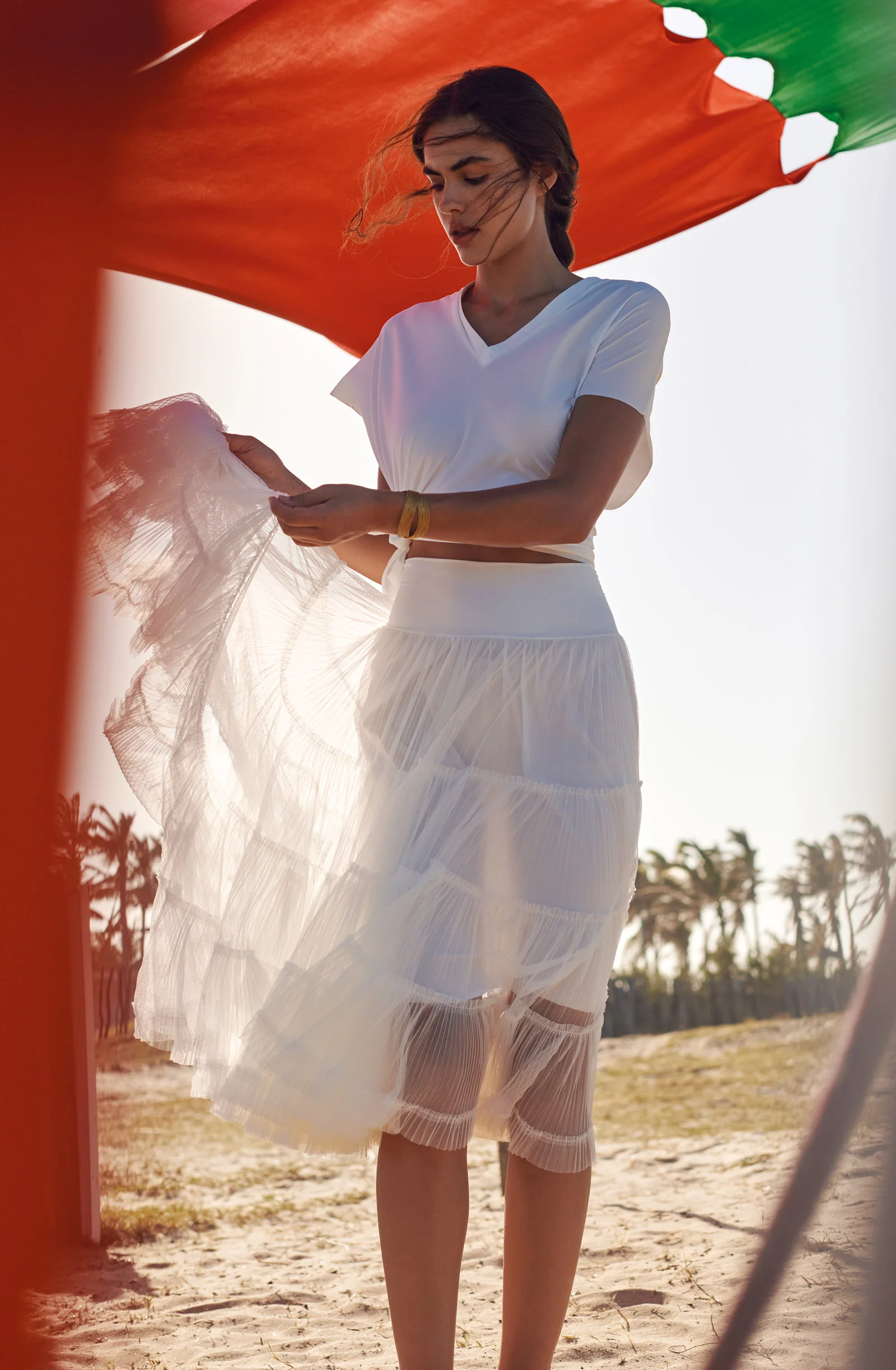 loova Jupon en tulle écume Écume