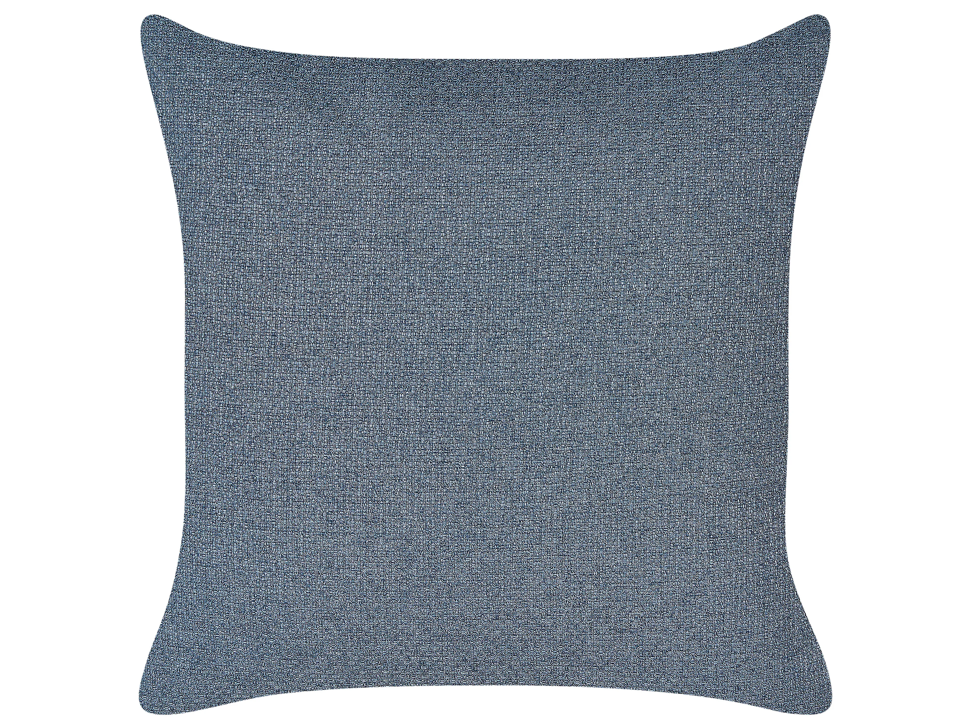 Rechtszijdige chaise longue MERI Kunstlinnen Donkerblauw met opbergruimte