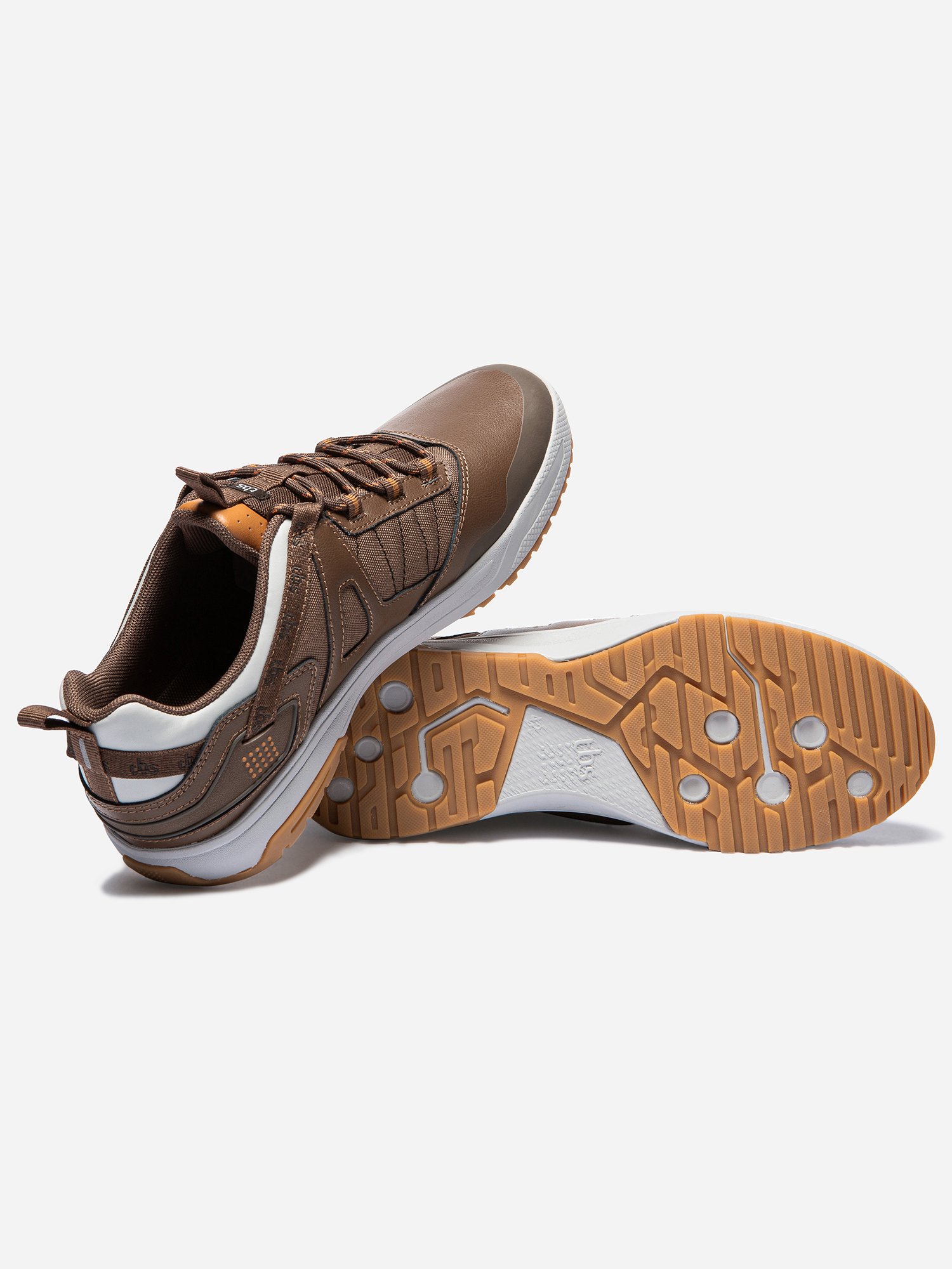 Baskets Homme Cuir Marron