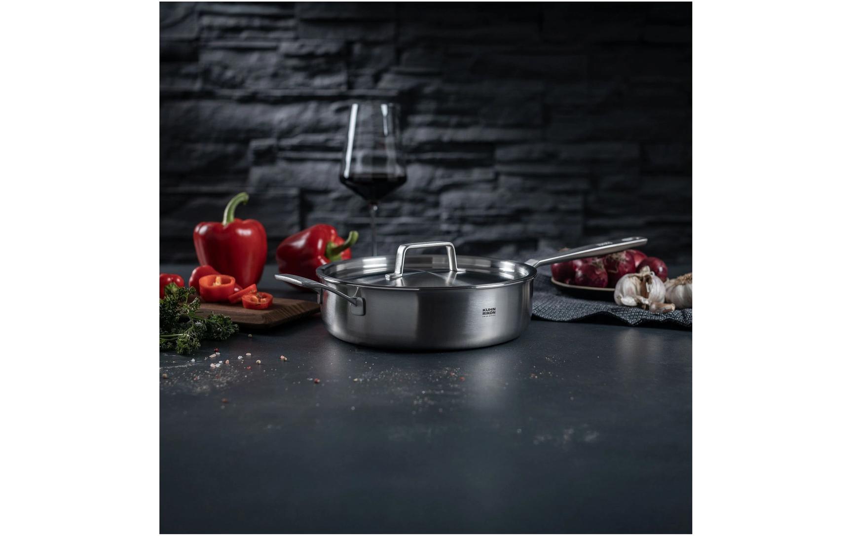 Sautoir Culinary Fiveply Ø 24 cm<br>Schmorpfanne mit Deckel