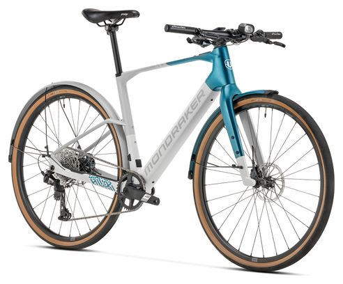 Vélo de Ville Électrique Mondraker Dusty X Sram Apex XPLR 12V 350 Wh 700 mm Gris/Bleu