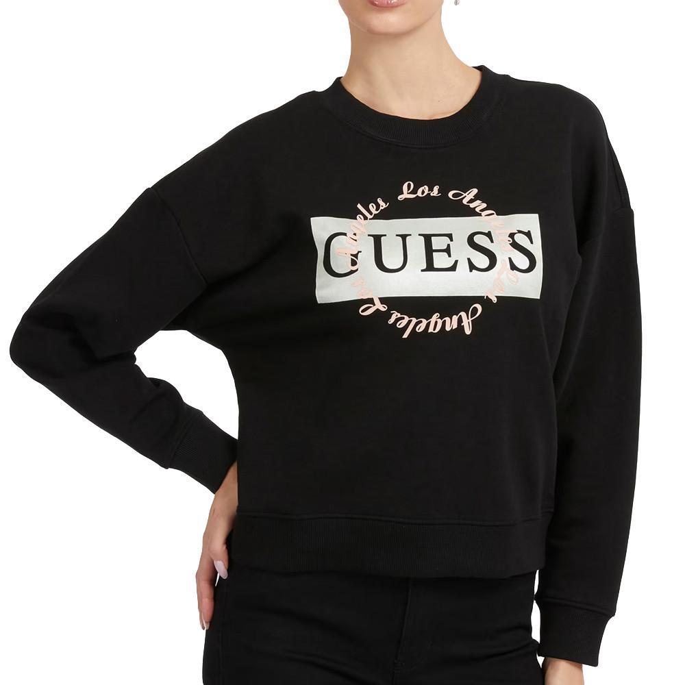 Guess Sweat Noir Femme Guess Deviner