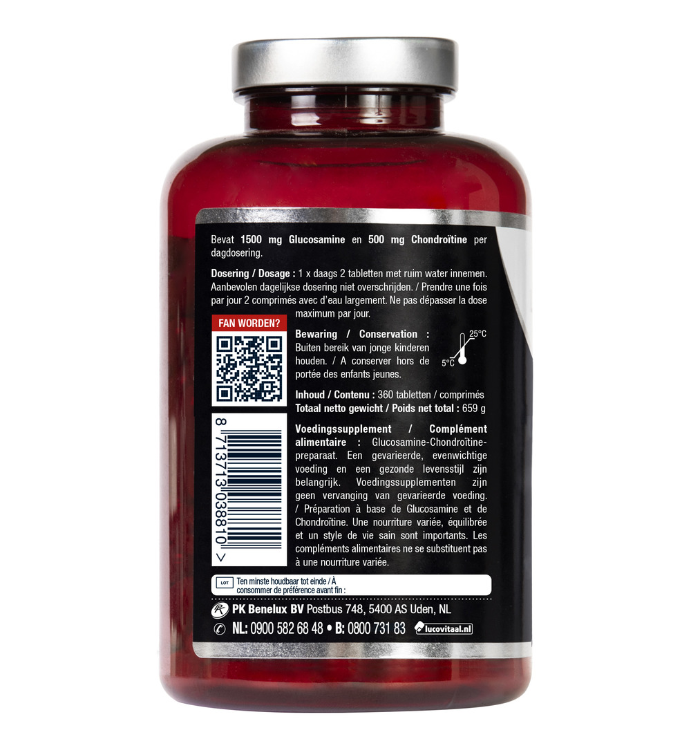 Lucovitaal Glucosamine Chondroïtine (360 tabletten)