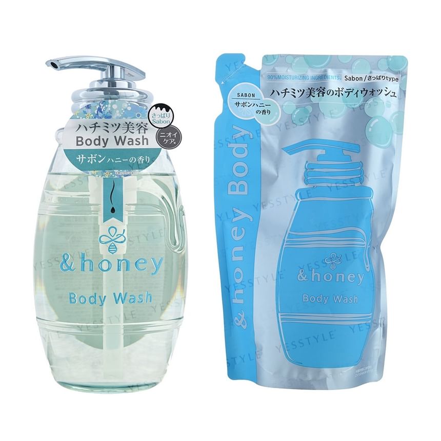 ViCREA - &honing Sabon Clear Gel Body Wash Emerald Sabon Honey