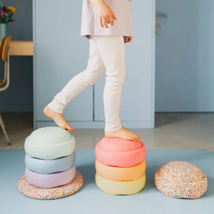 Stapelstein® - Rainbow Set pastell, multicolor (7er-Set)
