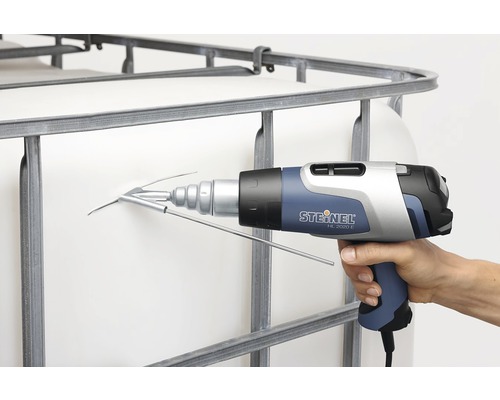 Steinel hard PVC lasdraadverwerking met lasschoen