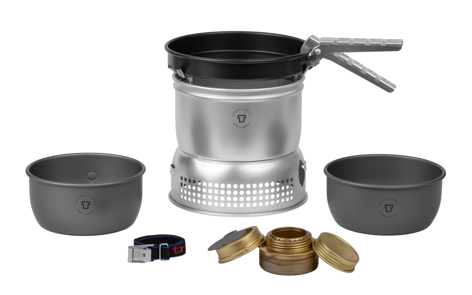 Trangia Trangiakök 27-9 UL / HA Campingkochset 3- teilig mit Spiritusbrenner Set 1 grau