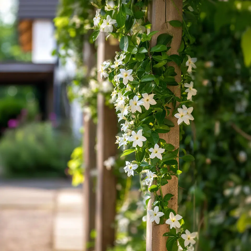 Jasmijn - Trachelospermum jasminoides - Hoogte 110-120cm - ⌀17cm