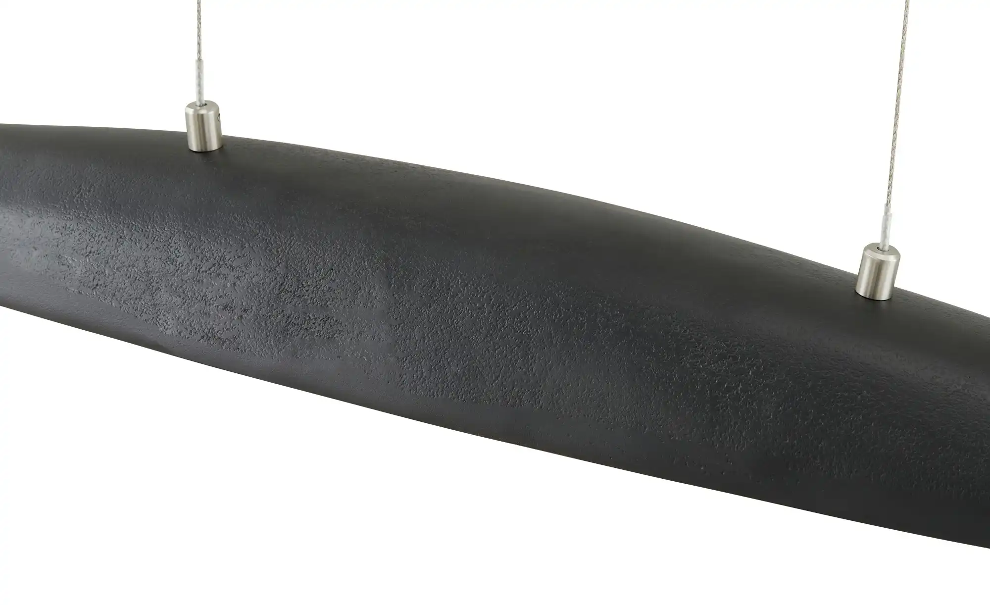 Fischer-Honsel LED-Pendelleuchte, schwarz matt/ antik mit Dimmer