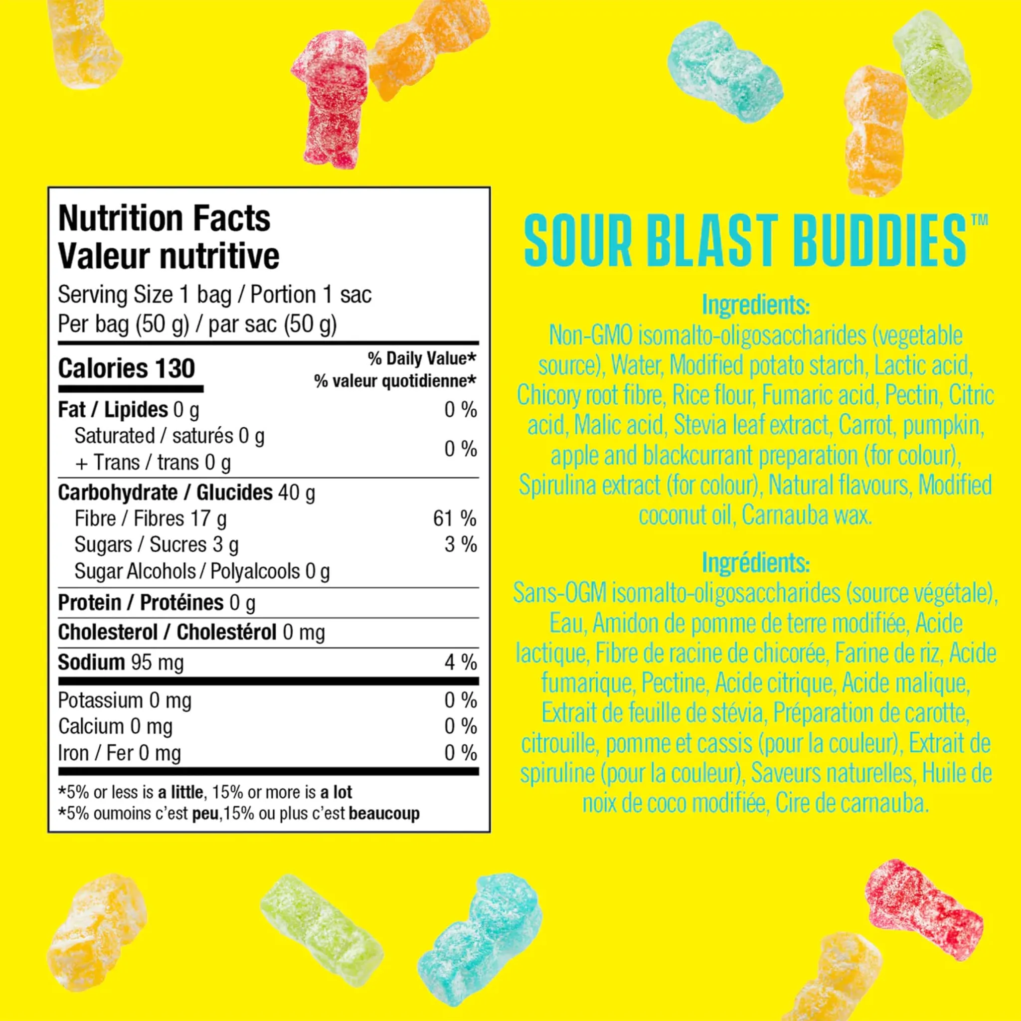 SmartSweets Bonbons Sour Blast Buddies