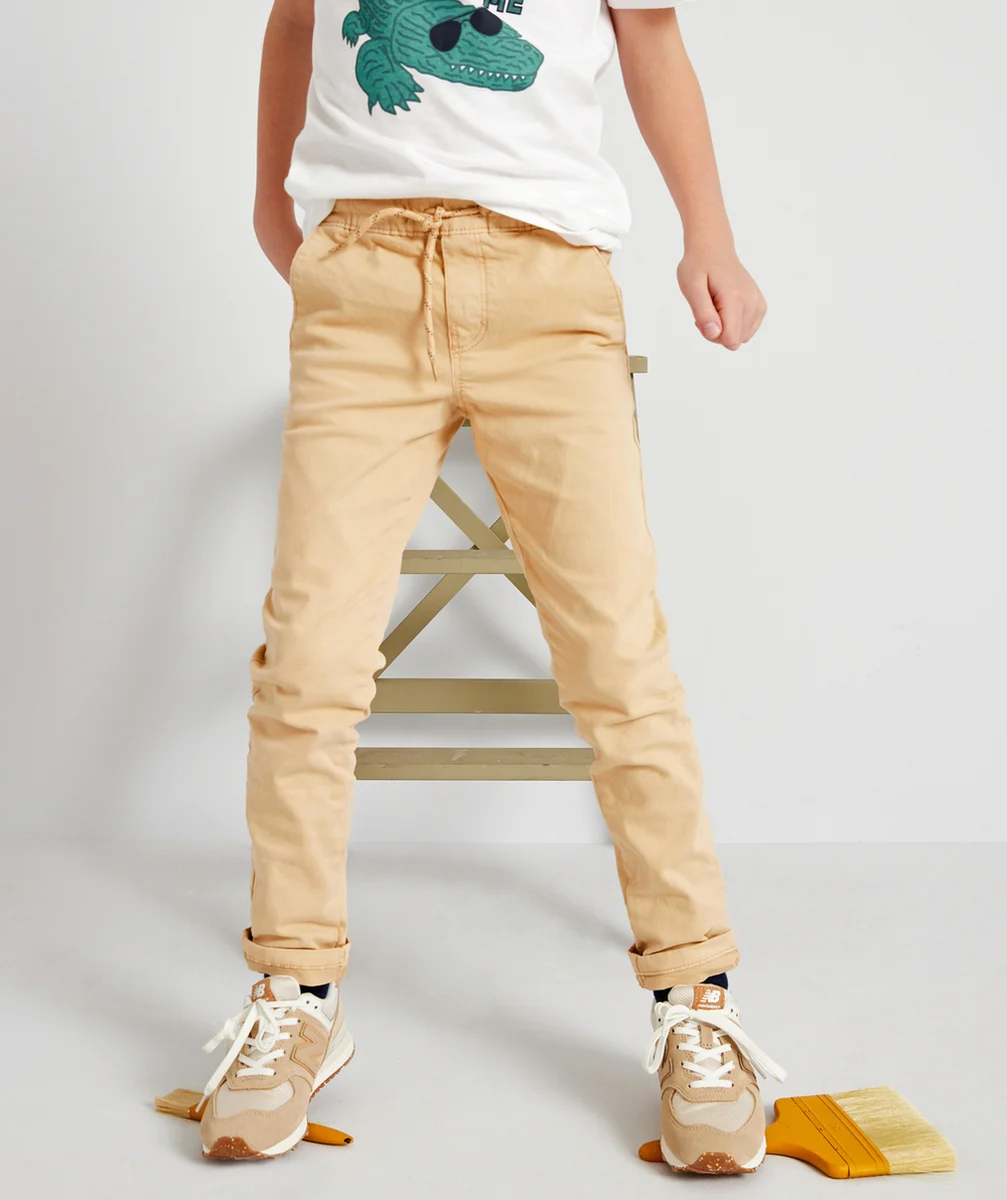 ADRIEN LE PANTALON RELAXED GARÇON EN DENIM SABLE
