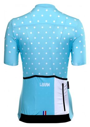 Maillot Manches Courtes Femme Lebram Bleine Bleu Coupe Ajustée