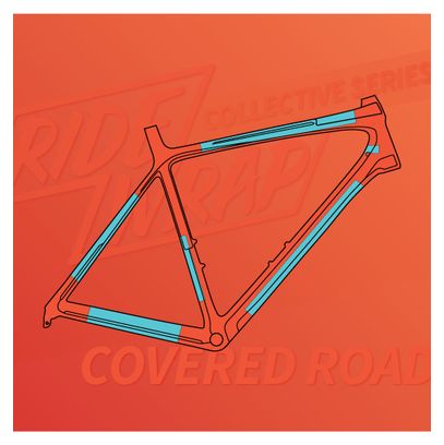 Kit de Protection Cadre RideWrap Covered Protection Hardtail MTB Brilliant Clair